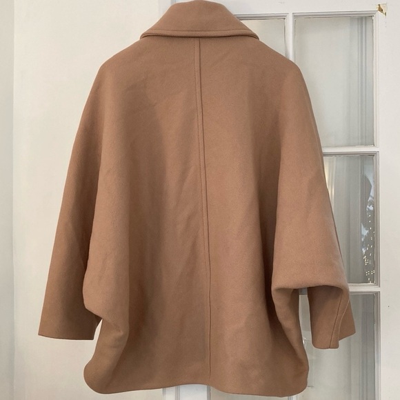 Zara Wool Cape Coat in Camel/M-L - Picture 8 of 14